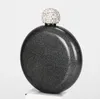 Mini pallone arrotondata portatile 304 in acciaio inossidabile in acciaio inossidabile copertura cristallina colorata ledies flagon glitter hipflask SN25515114188