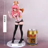 FateExtra Order Caster Lancer Tamamo No Mae Casual Wear Plain Clothes Japanese Anime Figurer Action Toy PVC Model Collection X0502751946