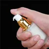 Frosted glazen fles parfum spuitflessen lege cosmetische lotion pomp containers potten 20 ml 30ml 40ml 50ml 60ml 80ml 100ml
