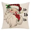 Noël Oreiller Couvre Décorations De Noël Rouge Noir Plaids Coussin Taie D'oreiller Pour Arbre De Noël Camion Père Noël Bonhomme De Neige DH9347