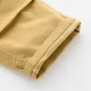 Mudkingdom Niños pequeños Cargo Pantalones largos Moda Sólido Cintura elástica Otoño 210615