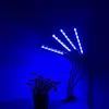 Clip à quatre têtes 30W 40W 50W 120LED Tube de lumière de croissance des plantes 360 Réglage de la gradation Timing Les plantes de bureau poussent la lampe Rouge Bleu Lumières 4000lm