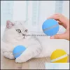 Chat maison Gardencat jouets belle animal de compagnie Led roulant Flash balles Usb électrique étanche chien magique fournitures d'activité durables jouet interactif amusant