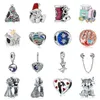 Mixed styles colorful train charms alloy family loose beads for charm bracelet necklace snake chain bangle DIY accessories Jewelry