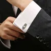 Green Crystal Cufflinks Jewelry shirt cufflink for mens Brand Fashion Cuff link Wedding Groom Button Cuff Links AE570853217876