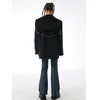 Padrão de cobra verde Cintura alta Calça jeans de comprimento total Calças de impressão das mulheres de moda da rua Mola GX15 210421