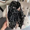 Sjaals vrouwen print kasjmier sjaal sterren vrouwelijke winter pashmina warme dikke sjaal wrap deken echarpe