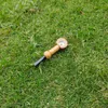 Natural Bamboo Smoking Pipes Herb With Plastic Mouth Filter 93MM Metal Bowl Mini Handmade Tobacco Pipe Pocket Size
