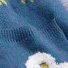 Cardigan femminile lavorato a maglia autunno inverno Cappotto maglione lavorato a maglia allentato Streetwear Simpatico cartone animato Stampa cardigan lavorato a maglia con scollo a V Giacca donna 210914
