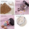 Kosmetisk prov Tom flaskbehållare 5g / 10g / 15g / 20g Round Pot Små småburkar för smink Eye Shadow Nails Powder