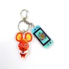 Fashion Restoring Ancient Ways Game Machine Keychain Creative Animation Keystins Game Handle Pendant Tillbehör Gåvor Hot New