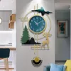 壁時計3Dの装飾デジタル時計ノルディックスタイルのホームデコールオフィスステッカーリビングルームモダンなデザイン装飾