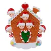 Christmas Tree Personalized Decorations New Year DIY Name Blessing Resin Pendants 2021