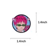 Pins broszki saiki kusuo no sai-nan zielone okulary różowe anteny emaliowane pin japońskie nadprzyrodzone anime manga broszka seu22