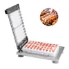 Stainless Steel Manual Mutton Kebab Meat String Machine Satay Skewer Machine Grilling BBQ Skewer Maker