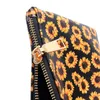 Stampa leopardata PU Leater Tassel Pendente Braccialetto Braccialetto Borse da donna Portachiavi in ​​pelle Braccialetti Braccialetti Portafoglio Mobile Phone Borsa Regalo di Natale