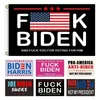 18 스타일 트럼프 2024 플래그 Anti Biden 결코 Biden Donald Trump 재미 있은 가든 2024 캠페인 Banner Maga Kag 공화당 미국 국기 GGA4366