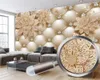 Aangepaste luxe diamant bloemen 3d behang woonkamer slaapkamer keuken interieur moderne prachtige bloemen schilderij muurschildering wallpaper1576081