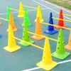 5 Pcs Football Training Cones Eco-friendly Roadblock Skating Stadium Sport Marker Eye-catching Multicolor