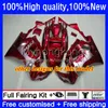 Corpo per Honda CBR600 F2 CBR 600F2 600 F2 FS CC 600F2 600 F2 FS CC 600FS 1991-1994 Cowling 34No.277 CBR600FS 600CC Glossy Red CBR600F2 91 92 93 94 CBR600CC 1991 1992 1993 1994 Carenatura OEM