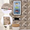 Papel de parede 3D autoadesivo imitação adesivos de parede cozinha para sala de estar tv fundo decoração 30x30cm