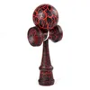 Kendama atraente 18,5 cm engraçado japonês tradicional brinquedo de madeira kendamas bola colorido pintar brinquedos de madeira 836 v2