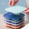 Moule en Silicone pour coussin de chat, moules de cuisson de glace avec couvercle, gâteau au chocolat, plateau Cube fait à la main, maison carrée, outils de barre de crème de cuisine B123