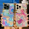 Square Plating Glitter Marble Phone Cases Soft Silicone Transparent Cover For iPhone 12 13 Samsung Back Case