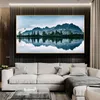 Mountain Lake Tree Nordic Poster Canvas Painting Wall Art For Living Room Landscape Posters And Prints HD Pictures Home Decor