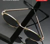 Letnia damska moda plaża okulary metalowe rama Retro Okulary przeciwsłoneczne dla kobiet Casual Casual Anti-Grare Gluebe Driving Okulary Eyeglase Round