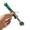 Smoking Silicone Pipe Nectar Collector with 14mm Stainless Steel & Quartz Tip Glass Bowl Silicon Mini NC Dab Straw Oil Rig Hand Pipes dhgate420