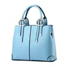 Hbp moda feminina bolsas de couro do plutônio totes bolsa ombro senhora estilo simples designer s bolsas céu azul cor