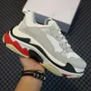 Top Triple-s 17FW paris men women Casual Shoes light blue pastels black grey white pink orange multi-color luxury mens dad Designer platform sneakers size 36-45