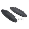 Car Visor Mirror Cover Replacement Fit For Porsche 996 997 911 986 987 Boxster Cayman Car Accessories Matte Black