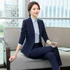 Gonna da donna professionale di alta qualità, adatta alla primavera e all'autunno, blazer casual, pantaloni slim fit, elegante 210527