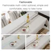 Table Cloth Rectangular for 4 Seater Linen cloth with Embroidery Household Items Wedding Decoration Party Cover 210626