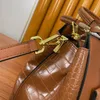 Modekudde påsar högkvalitativ lyxig grossisthandväska axelväska gjord av palmtryck kohud och krokodiltryck perfekt anpassad hårdvara 6 färger