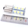 10pcs 27 LED 자동차 가벼운 주차 램프 전구 소스 자동 브레이크 재판 턴 신호 조명 P21W DC12V S25 BA15S 1156 5050 SMD