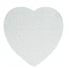 빈 심장 모양의 퍼즐 75pieces 승화 종이 제품 진주 퍼즐 DIY 퍼즐 결혼 생일 발렌타인 파티 호의