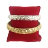 Bracelet de bijoux de dubai bangle metal bracelet en or avec des créateurs de charmes marque pour les femmes sculpture fleurs copine4395737