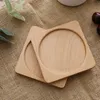 Durable Wood Coasters Placemats Round Heat Resistant Drink Mats Table Tea Coffee Cup Pad Non-slip cups mat insulation pads WLL426