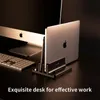 Laptop Stand Plastic Portable For Macbook Tablet PC Phone iPad Galaxy Tab Kickstand Holder Adjustable Desktop Notebook Dock Space Save Vertical Accessory