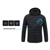 Men Winter Electric Heating Jacket Hunting Suit Long Sleeve Jacket Parka USB Heating Vest Warm Motorcycle Jacket Women 211124