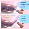 3D Crayon Cas EVA Boîte De Rangement Belle Rose Licorne Dessin Animé Stylo Sac pour School Girl Kawaii Papeterie Cadeau Pochette Gomme Titulaire EN 220110