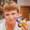 システムそのレインボーカラーフィジェット玩具自閉症特別主義の特別な必要性官能反応防止緩和玩具子供たち