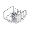 Square Clear Acrylic Cocktail Servet Houder Papier Serviet Dispenser Tissue Box Bar Caddy voor Eettafel Hotel Home Decor 210326