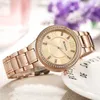 Mulheres da marca Curren relógios de luxo moda impermeável relógio de pulso de quartzo relógio de aço cetim vestido senhoras relógio para menina 210517