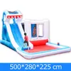 Shark Park Inflatable Water Parks Bouncer Garden Supplie Combo Jumper Bounce House Bouncey Slide Funny Sharks Bouncing with Ball P236R