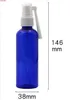 100ml 50 sztuk Fine Nasal Spray Mist Plastic Butelka Kosmetyczne Nos 360 Wiarczający Atomizer Pojemnik Makijaż Jar White Caphood Qty