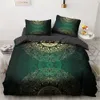 3D Svart design Anpassad tröskelfodral täcke täcke täcker sängkläder set kudde fall shams kung drottning dubbel enstaka storlek hem textil t228w